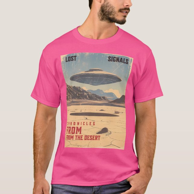 Camiseta Sinais Perdidos - Crônicas Do Deserto (Frente)