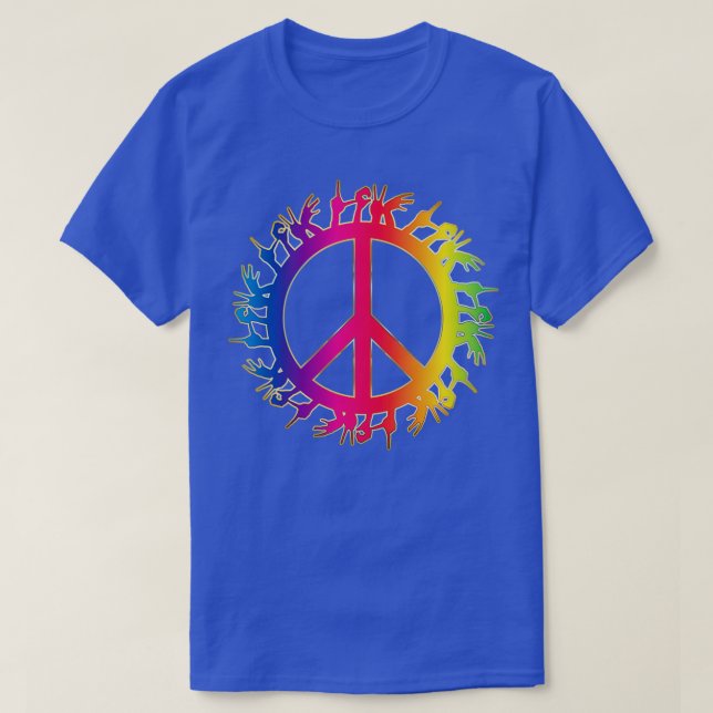 Camiseta Sinais Unidos na Paz (Frente do Design)