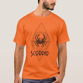 Camiseta Sinal Astrológico de Escorpião Personalizado
