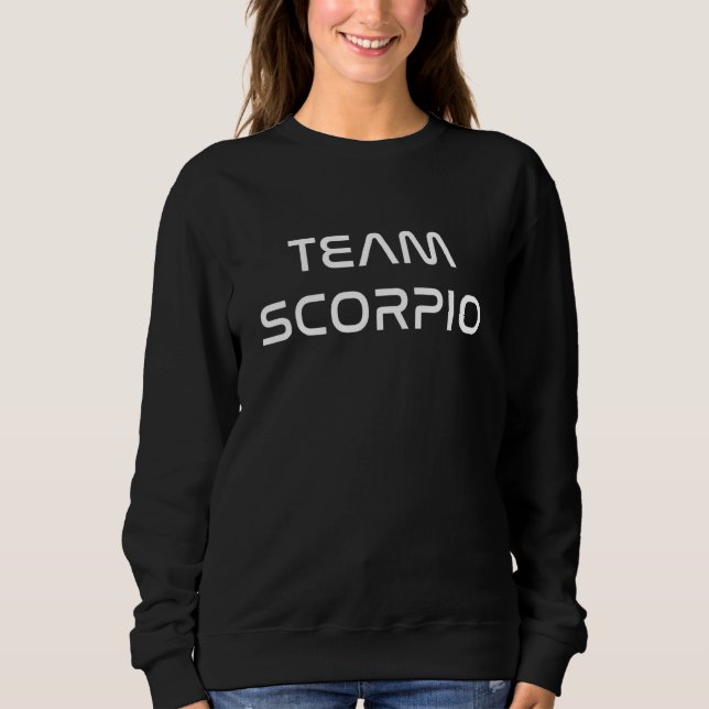 Camiseta Sinal Astrológico Zodiac do Team Scorpio legal (Frente)