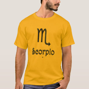 Camiseta Sinal Astrológico Zodiac Escorpiador de Cor Escolh