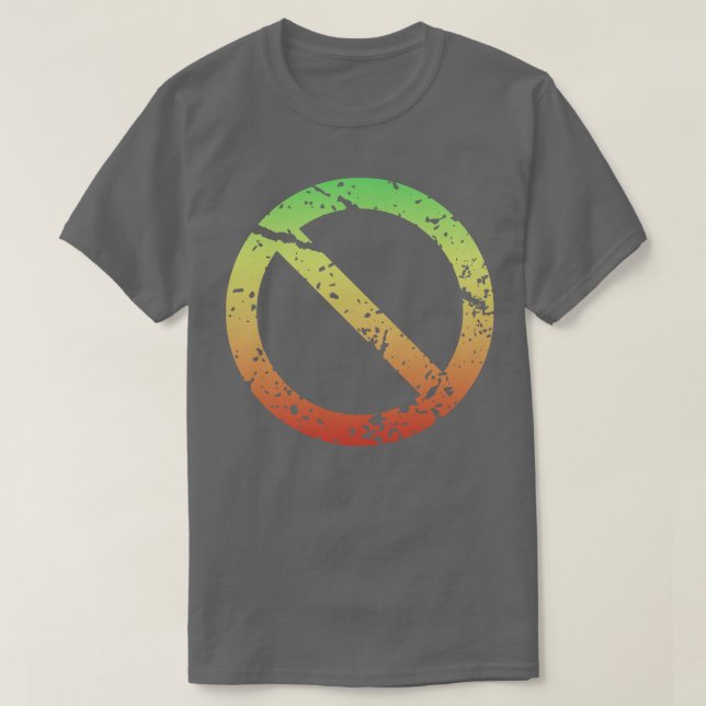 Camiseta Sinal Colorido de Parada (Frente do Design)