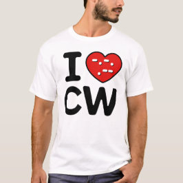 Camiseta Sinal CW - Energia do código Morse