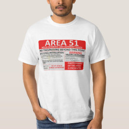 Camiseta Sinal da área 51