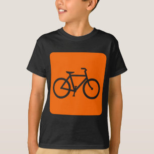 Camiseta Sinal da bicicleta - branco