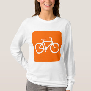 Camiseta Sinal da bicicleta - branco