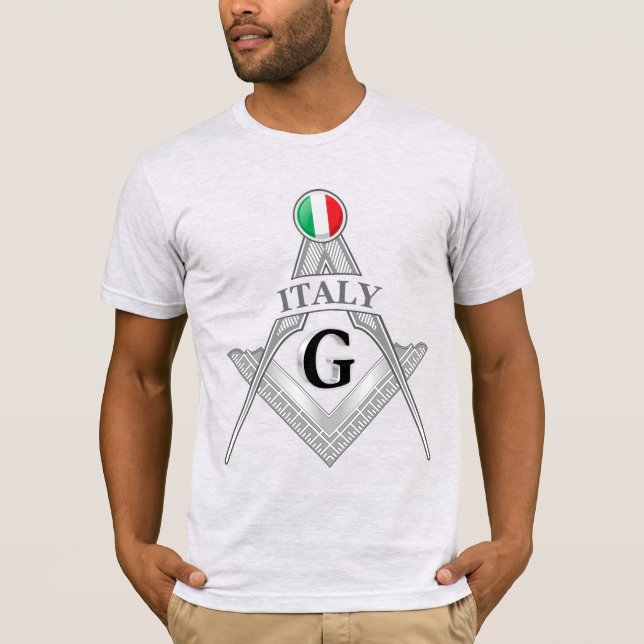 Camiseta sinal da maçonaria italiana (Frente)