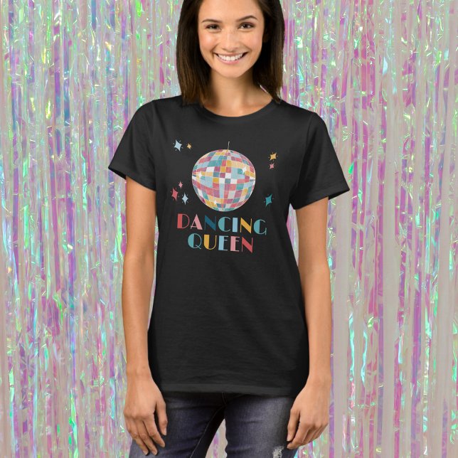 Camiseta Sinal da Rainha Convidada para Dança Disco (Criador carregado)