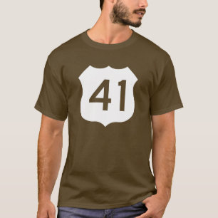 Camiseta Sinal da rota 41 dos E.U.