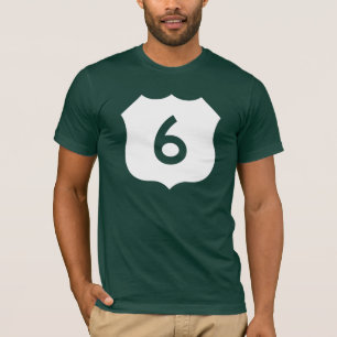 Camiseta Sinal da rota 6 dos E.U.