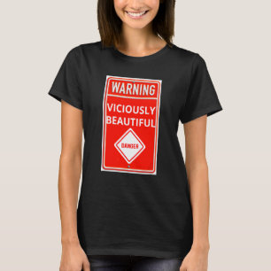 Camiseta Sinal de Advertência - Símbolo de Perigo Viciosame
