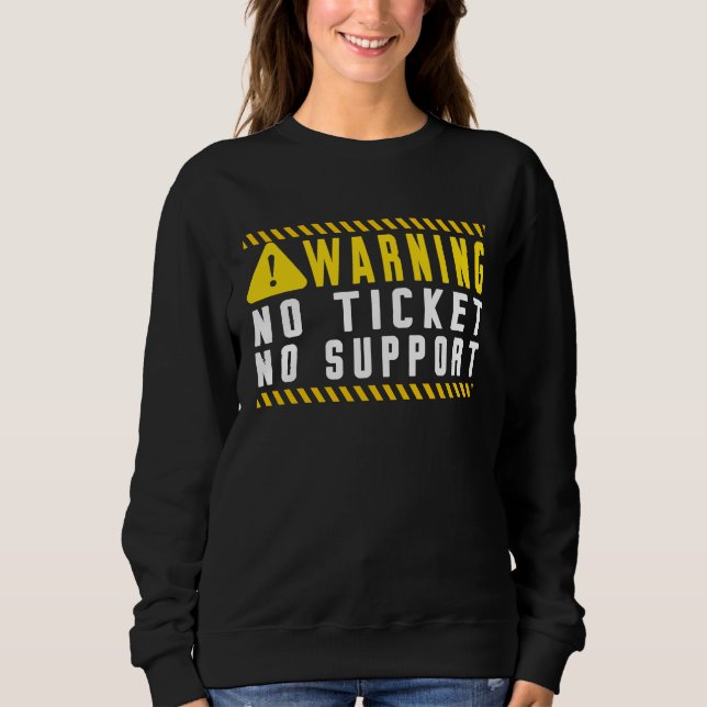 Camiseta Sinal de Alerta de Tecnologia Divertida Atendiment (Frente)