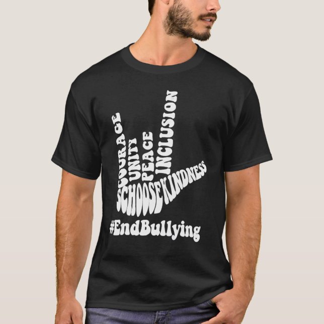 Camiseta Sinal de Amor Anti-Bullying 2022 - Unity Day Orang (Frente)