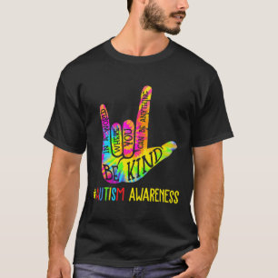 Camiseta Sinal de Amor da Língua de Sinais Gentil Conscient