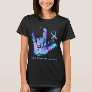 Camiseta Sinal de Amor Semana de Sensibilização para a Prev