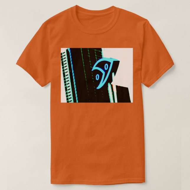 Camiseta Sinal de Aquário Melbourne com edifícios no grupo  (Frente do Design)