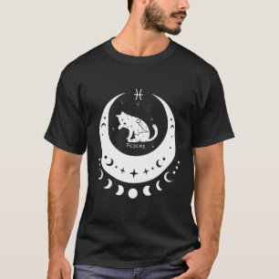 Camiseta Sinal de Astrologia do Horoscópio Peixes do Zodiqu