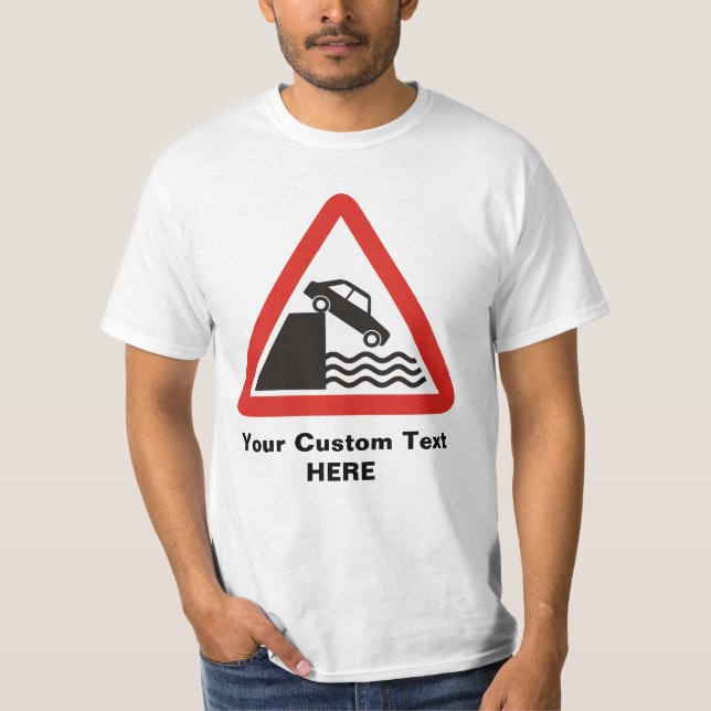 Camiseta Sinal de aviso do Quayside (Frente)