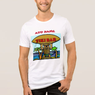 Camiseta Sinal de Bar Tiki, adicionar nome