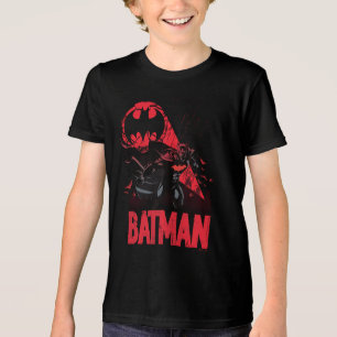Camiseta Sinal de Bat Batman Crimson