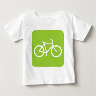 Camiseta Sinal de Bicicleta - Verde Marciano