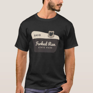 Camiseta Sinal de Boas-Vindas ao Forked Run State Park Ohio