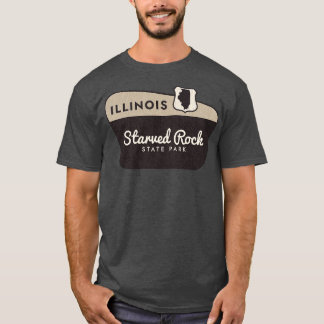 Camiseta Sinal de boas-vindas ao Starved Rock State Park