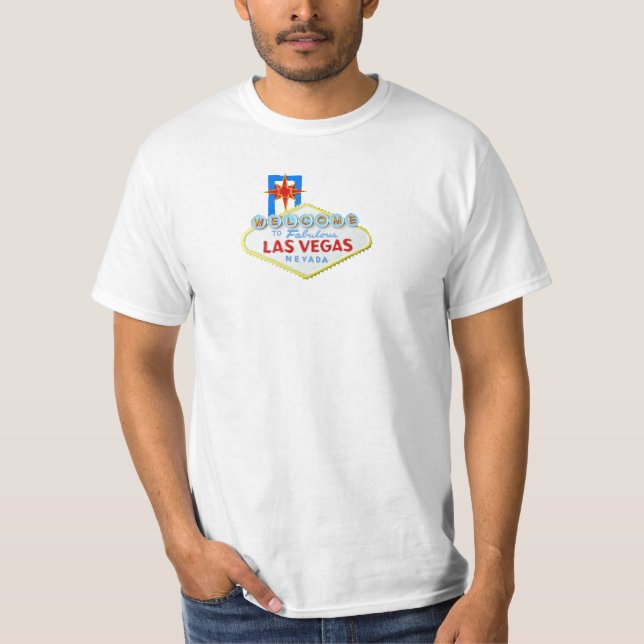 Camiseta Sinal de boas-vindas de Las Vegas (Frente)