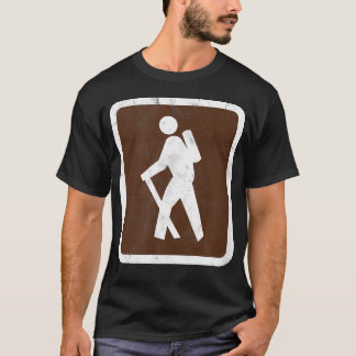 Camiseta Sinal de Caminhada Retro - Caminhada Angustiada Vi