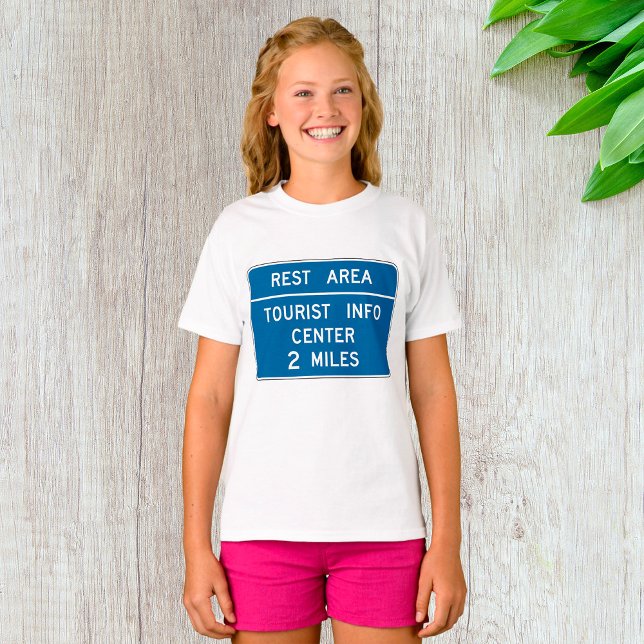 Camiseta Sinal de Centro de Informações Turísticas (Criador carregado)
