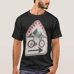 Camiseta Sinal de Ciclismo - Coletar Pontos Vermelhos de Su