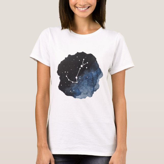 Camiseta Sinal de constelação de Scorpio Zodac (Frente)