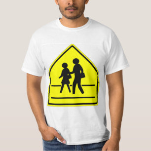 Camiseta Sinal de Cruzamento da Escola Muito Divertido