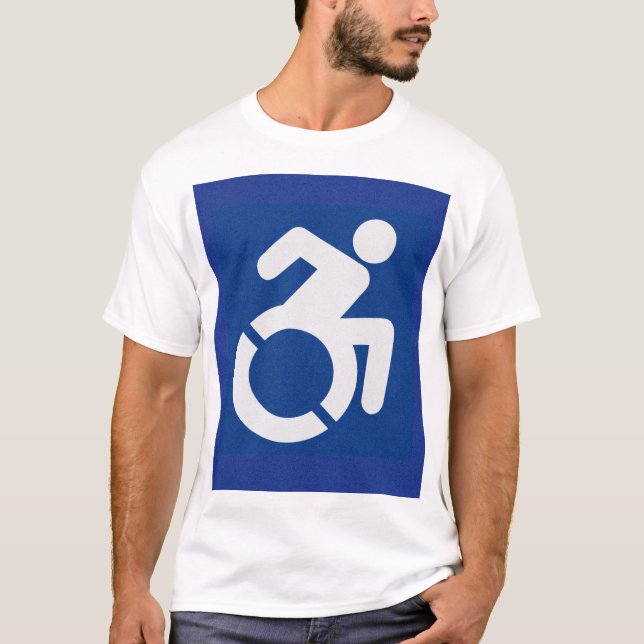 Camiseta Sinal de Deficientes Moderno (Frente)