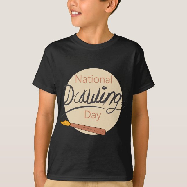Camiseta Sinal de Dia de Desenho Nacional (Frente)