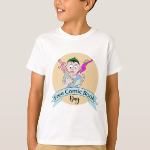 Camiseta Sinal de Dia do Livro Quântico Gratuito