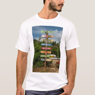 Camiseta Sinal de direção das ilhas