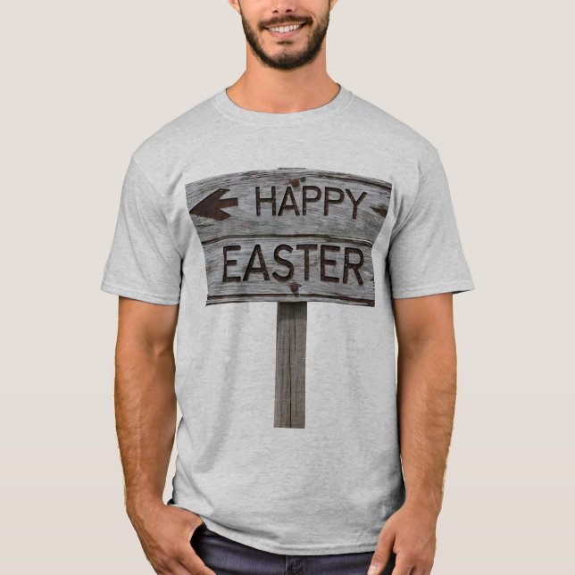 Camiseta Sinal de Direção do Felz pascoa Rústico da Madeira (Frente)