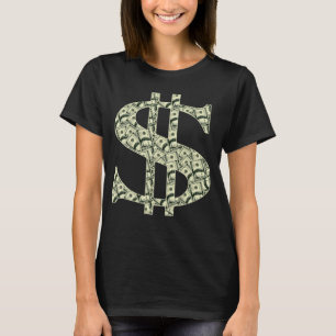 Camiseta Sinal de Dólar Gangsta Legal Hip hop Rap Dinheir