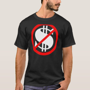 Camiseta Sinal de Dólar sem Dinheiro