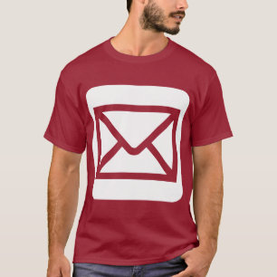 Camiseta Sinal de Envelope - Branco
