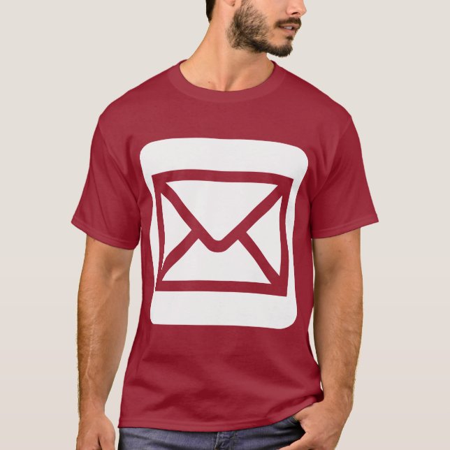 Camiseta Sinal de Envelope - Branco (Frente)