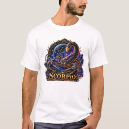 Camiseta Sinal de Escorpião Zodiac Escorpião Celestial Astr