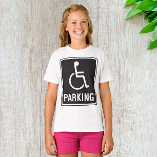 Camiseta Sinal de Estacionamento Acessível Símbolo de Cadei