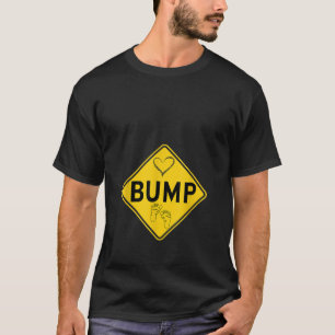 Camiseta Sinal de Estrada BUMP Gravidez Engraçada Mãe Mothe