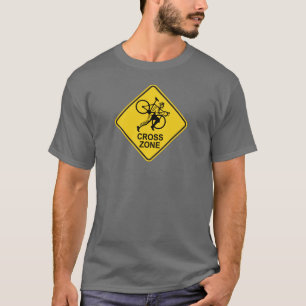 Camiseta Sinal de estrada da zona de Cyclocross
