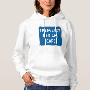 Camiseta Sinal de Estrada de Cuidados Médicos de Emergência