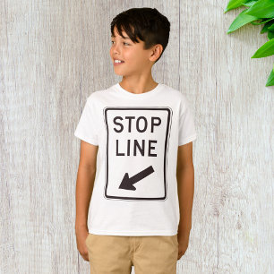 Camiseta Sinal de Estrada de Linha Parada