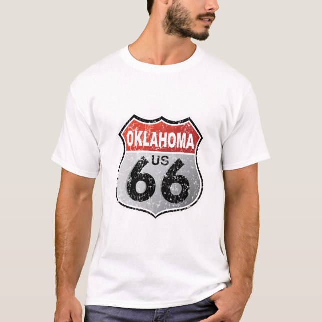 Camiseta Sinal de estrada histórico da estrada (Frente)