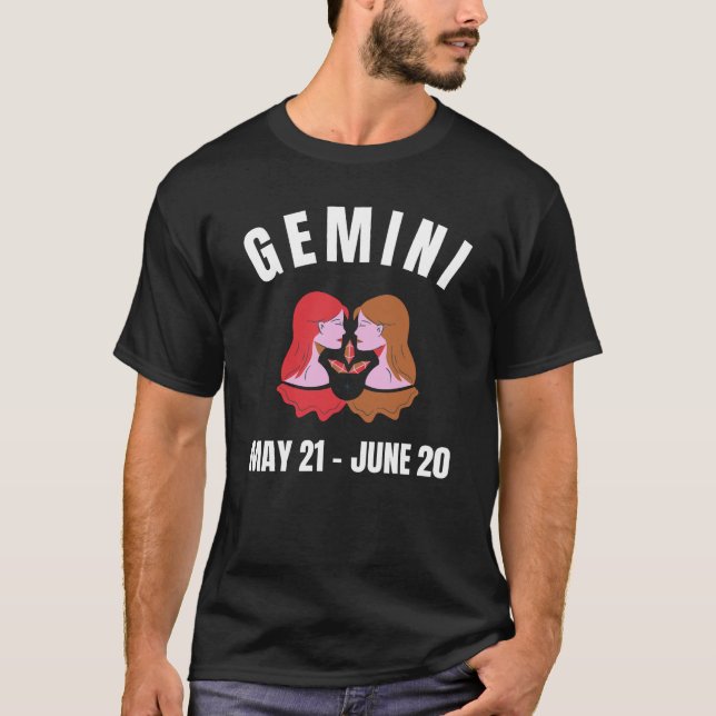 Camiseta Sinal de estrela Gemini (Frente)